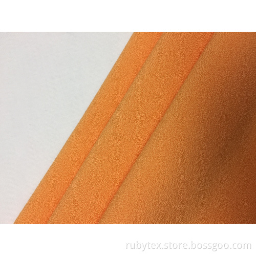 150D Polyester Spandex Crepe Solid Fabric